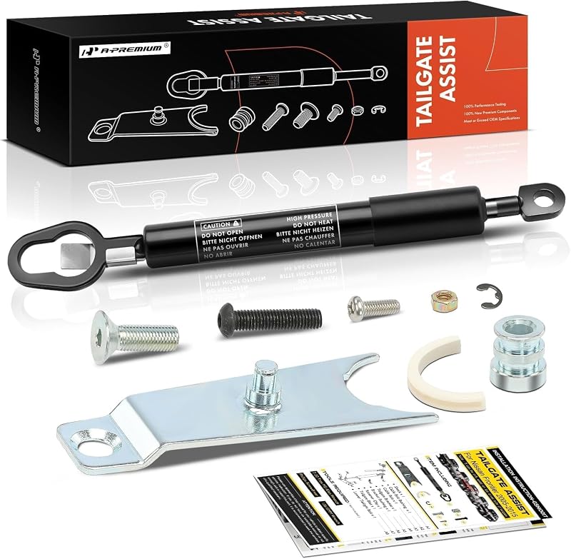 Amortecedor de assistência da tampa traseira A-Premium para Nissan Frontier – Lado traseiro esquerdo, 1 unidade