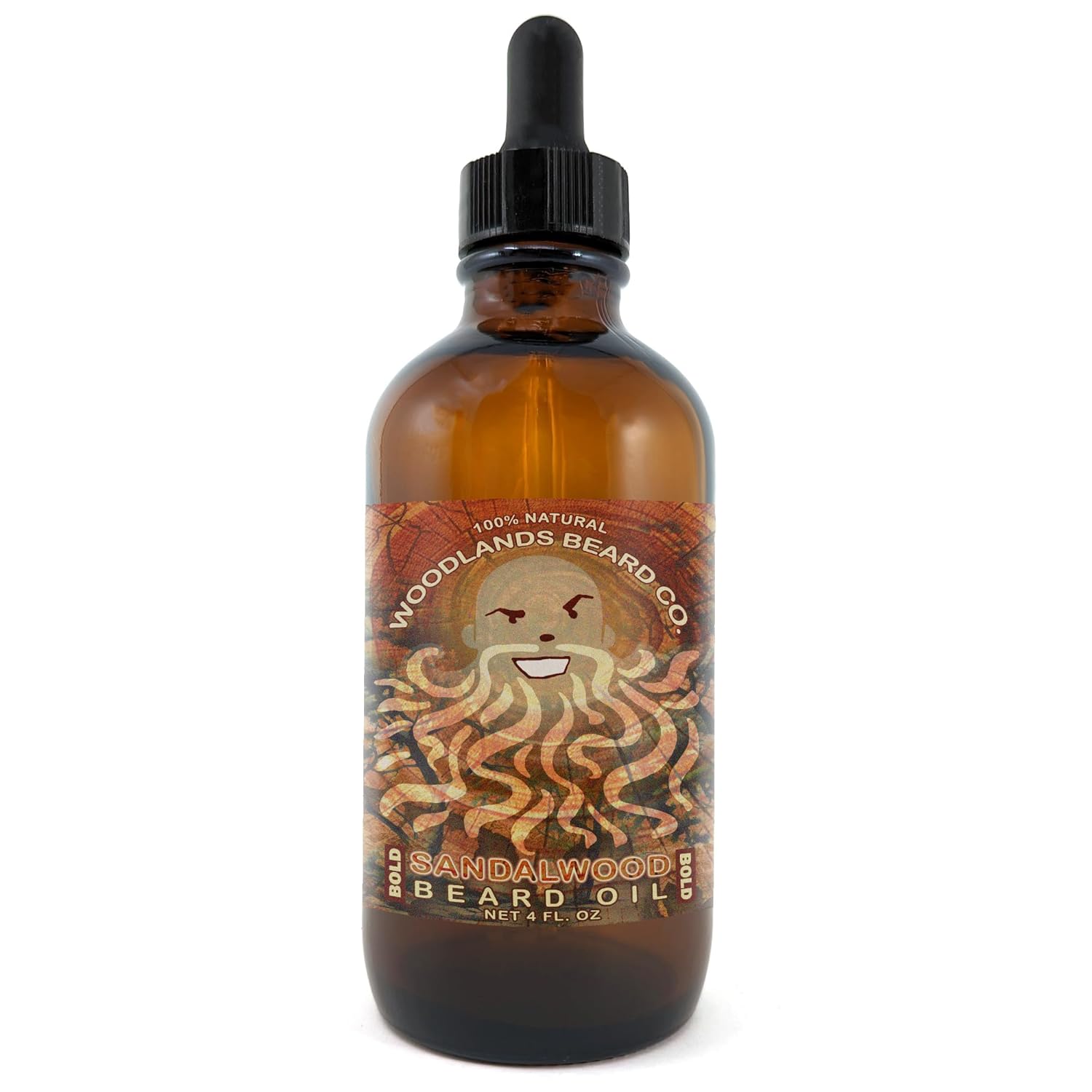 Sandalwood Beard Oil – A Potent Natural Sandalwood Scent (4 oz.)