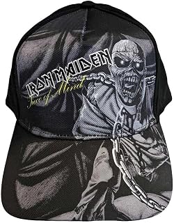Iron Maiden Piece Of Mind Greyscale ベースボールキャップ Size One Size