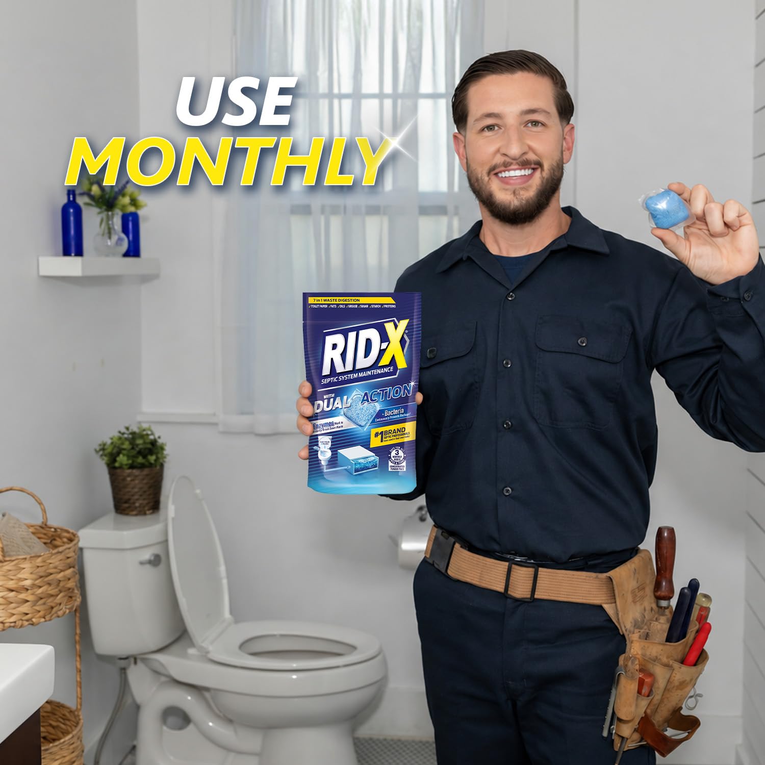 Rid-X Septic Tank Treatment - Prevent Backups -3
