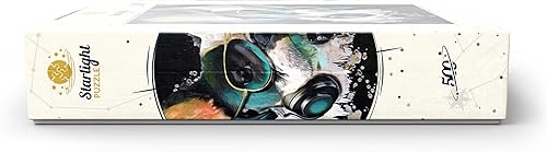 Miniatura 10 de MyPuzzle Bulldog francés con auriculares - Rompecabezas de 500 piezas prémium para adultos