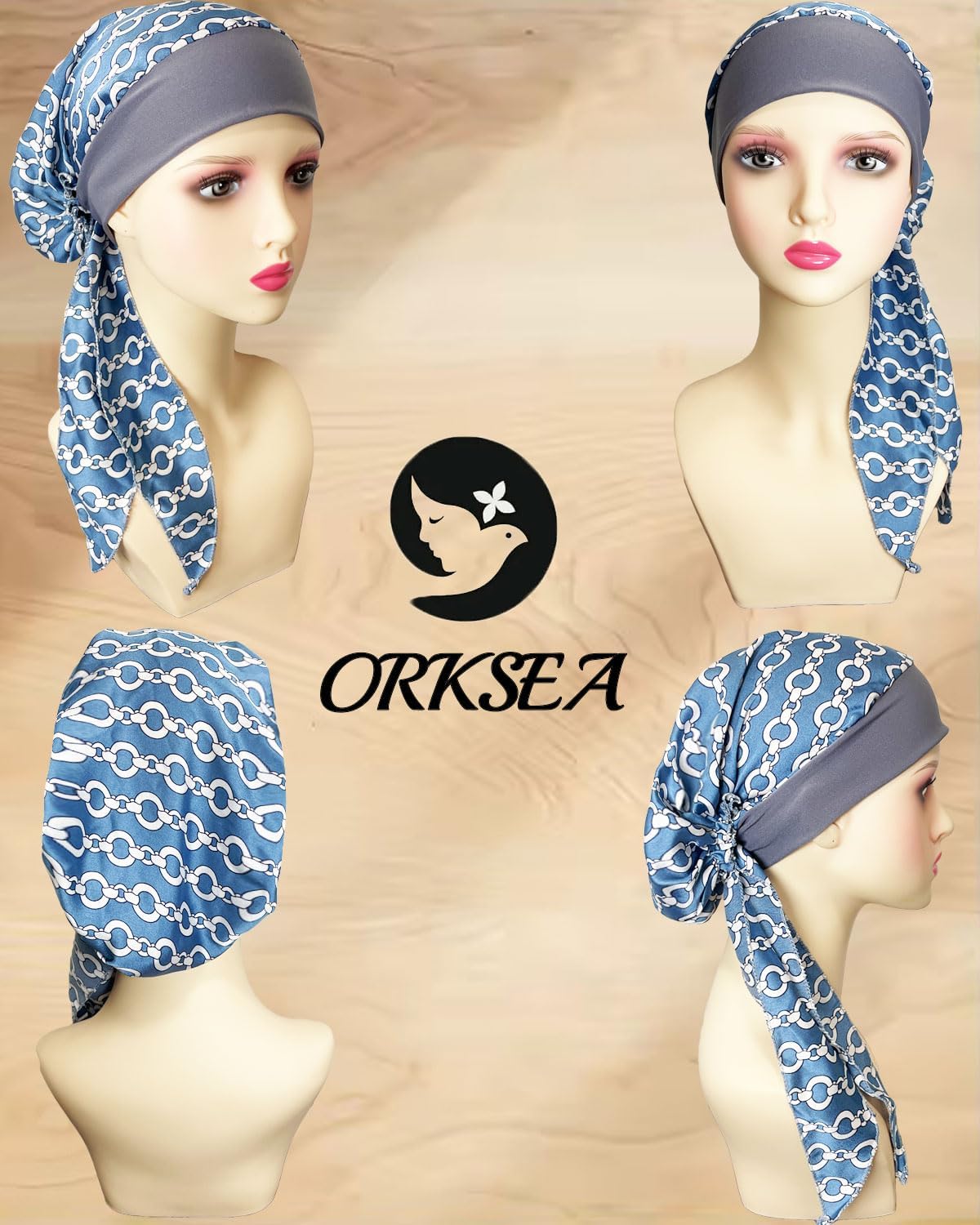 Chemo Headwear for Silky Women Head Scarf Coverings Scarves image 2