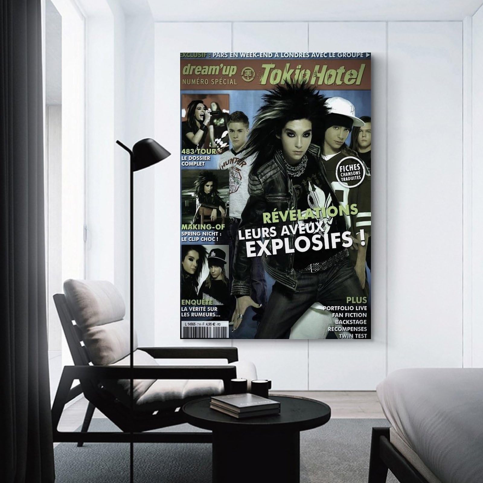 Amazon.com: Tokio Hotel Album Covers Canvas Art - Singer