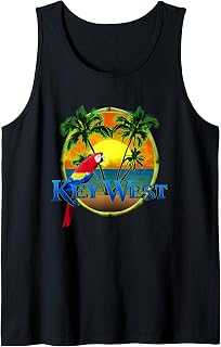Key West Tropical Island Vacation Beach Tank Top
