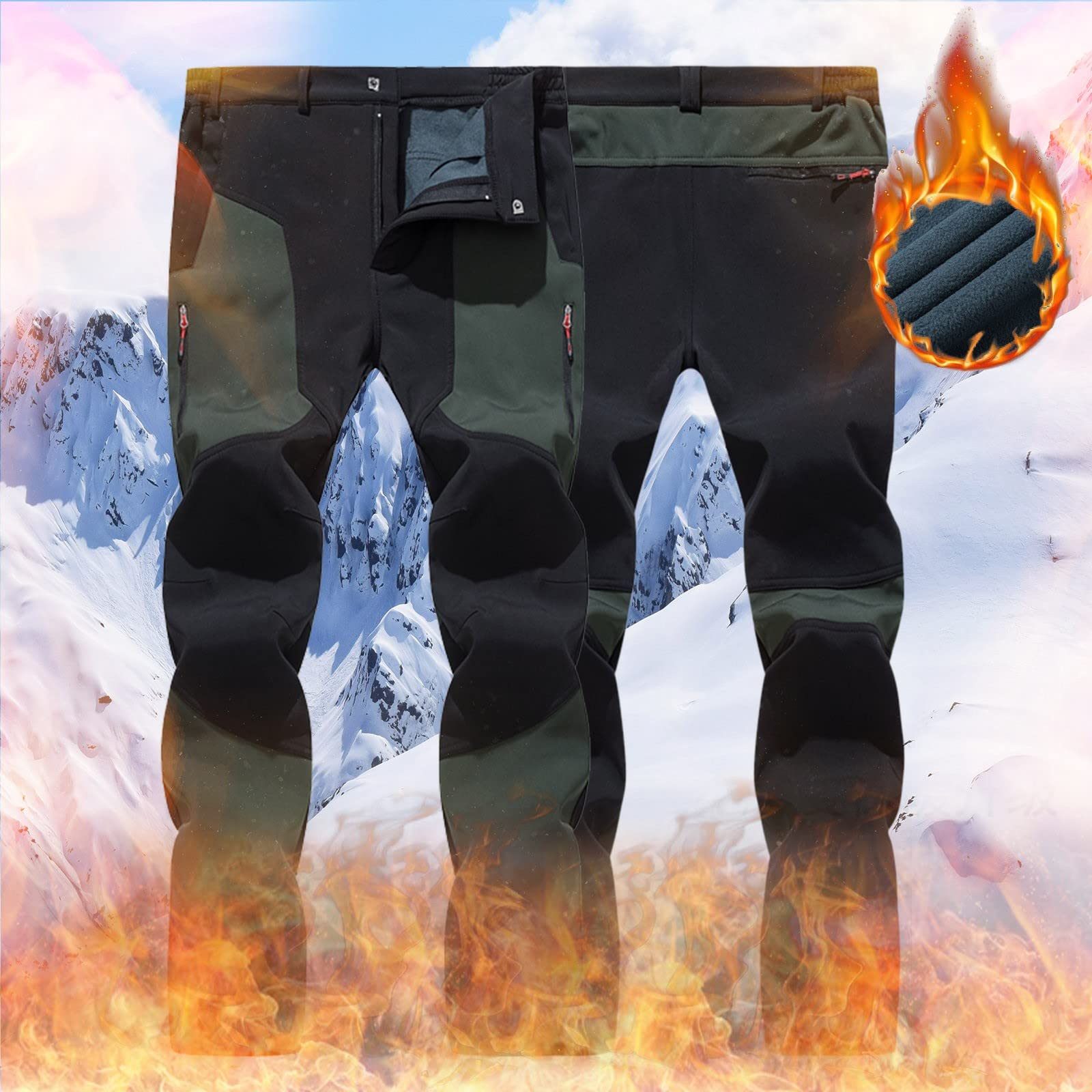 Pantaloni da neve con imbottiti: da trekking, da uomo, invernali, traspiranti, impermeabili, in softshell, per attività all'aria aperta, da lavoro, antivento, caldi, per sci, campeggio