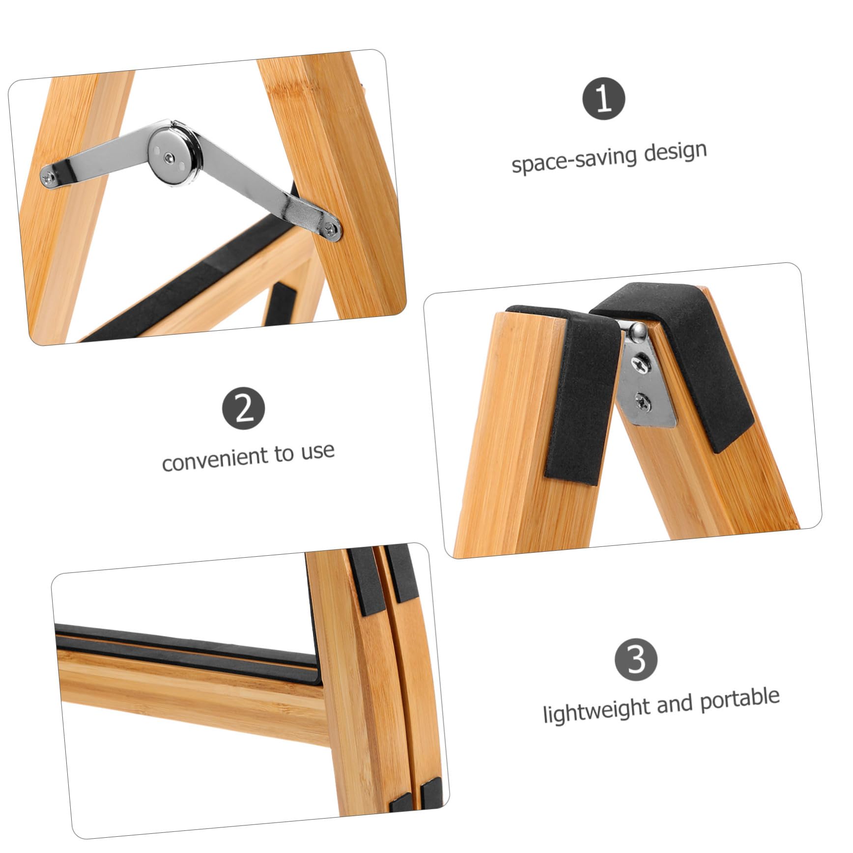 BESTonZON Portachiara da Pavimento in Legno per Chitarra Basso Mandolino Ukulele Violino Supporto Verticale Salvaspazio per Casa e Viaggio