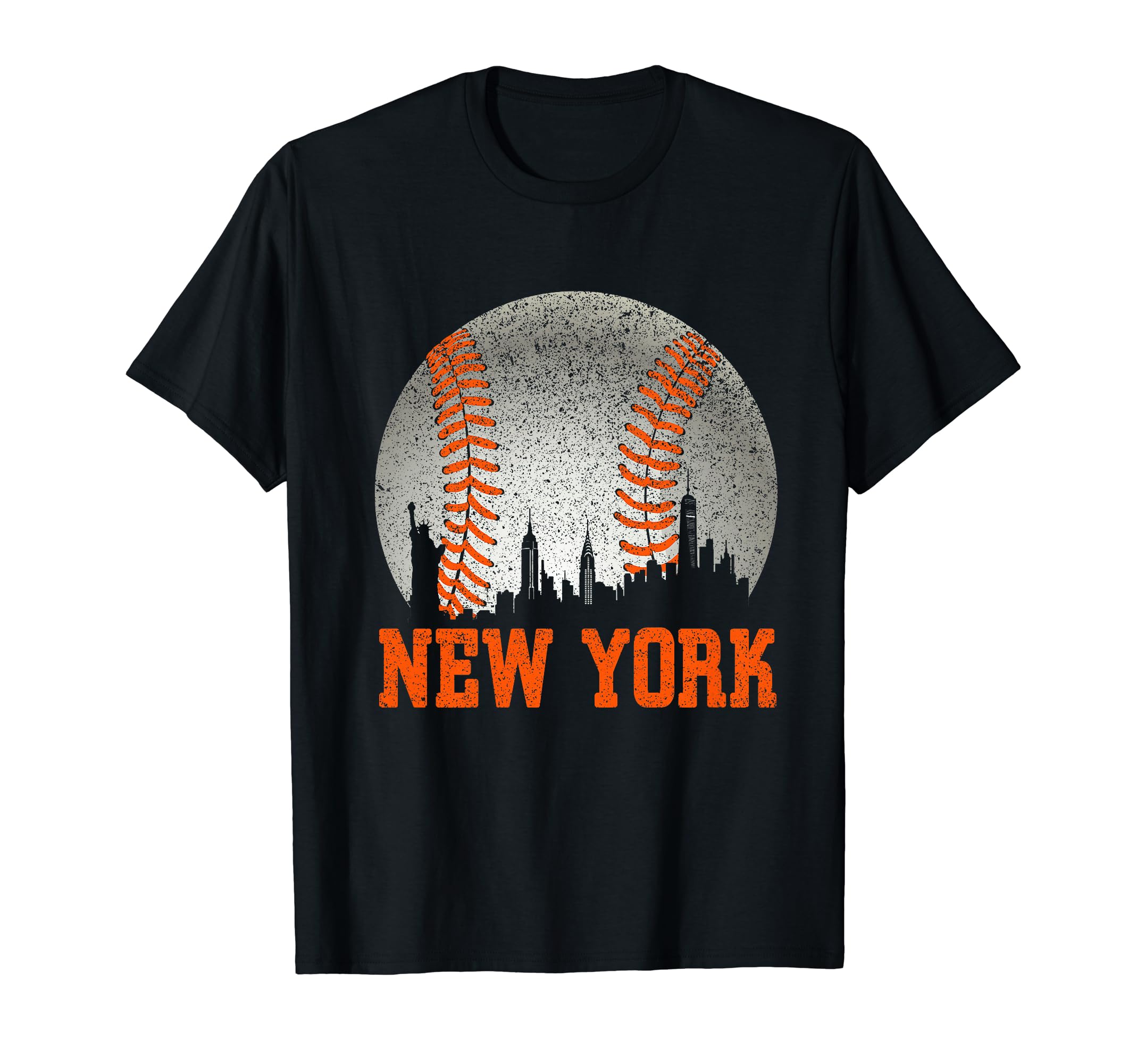 New York Retro Baseball Lover Met At Game Day T-Shirt