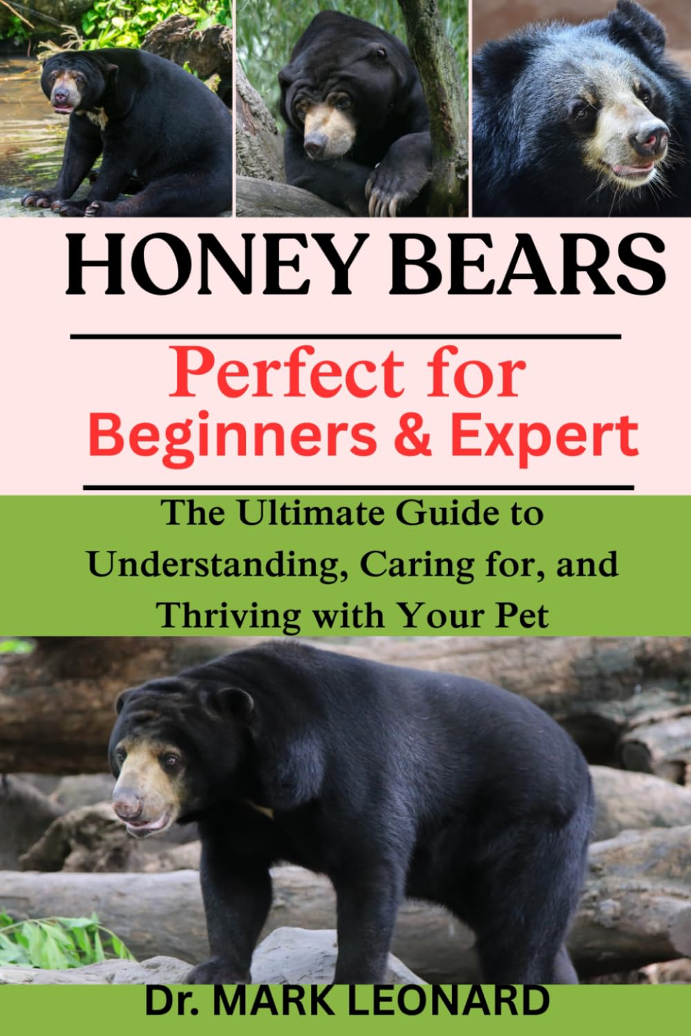 HONEY BEARS: The Ultimate Guide to Understanding, Caring for, and Thriving with Your Pet