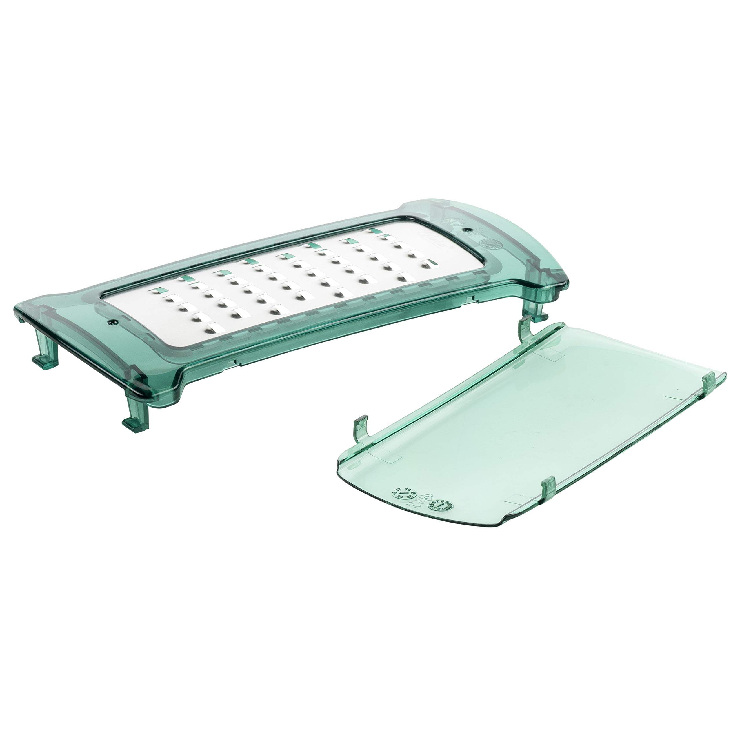 Genius Nicer Dicer Plus Zestaw Akcesoriów Kuchennych 18 Części, Tworzywo Sztuczne, Szmaragdowa Zieleń, 26 x 9 x 13 cm