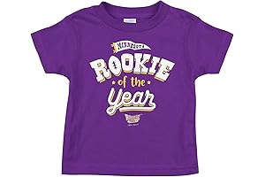 3T Vikings Rookie of The Year Baby Apparel for Football Fans