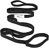 Abiarst Stretching Strap Yoga Straps for Physical Therapy, 10 Loops Non-Elastic Stretch Band for Pilates, Flexibility, Exercise and Gymnastics