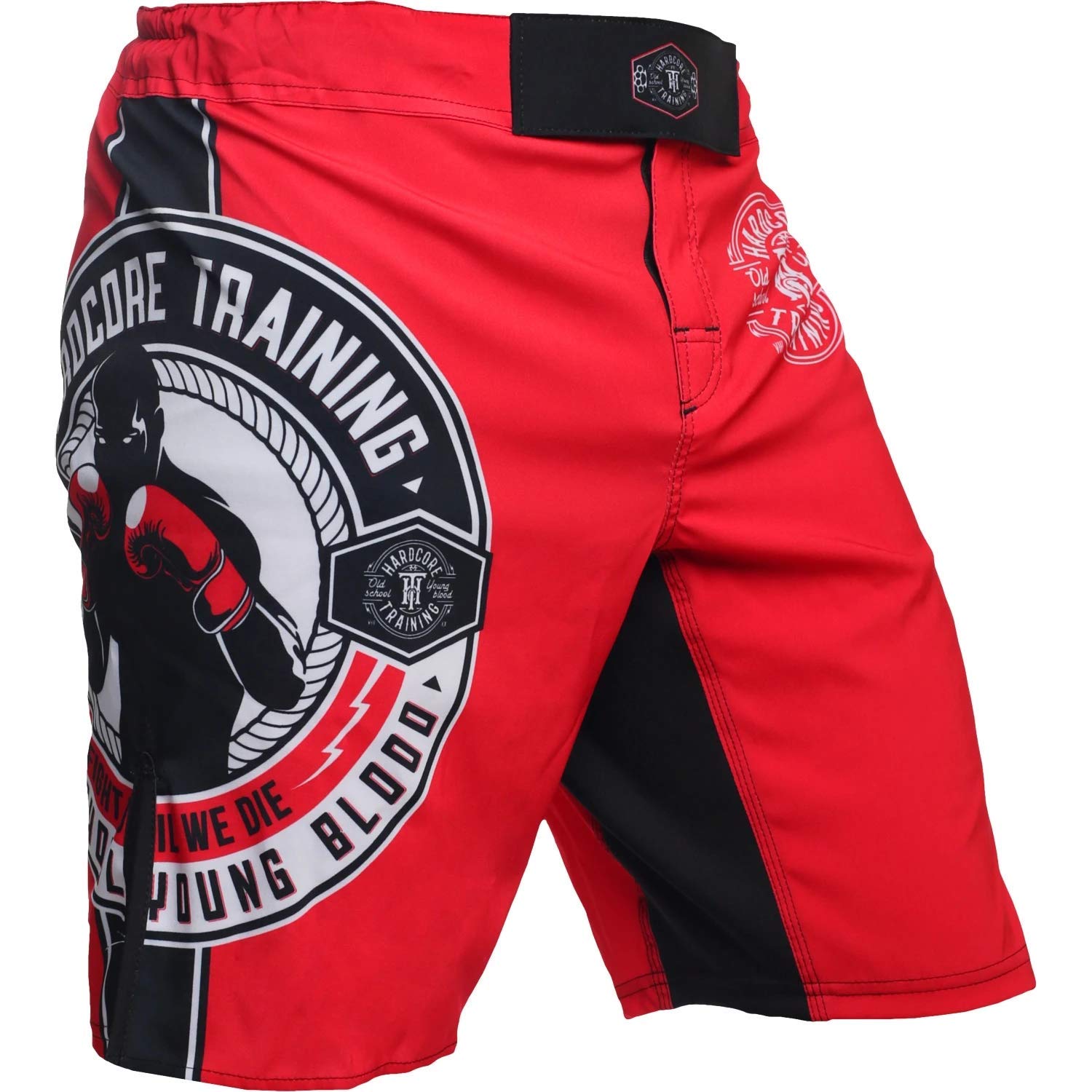 Hardcore TrainingHardcore Training Fight Shorts Kurze Hose Herren MMA BJJ Grappling Fitness Boxen Muay Thai No Gi