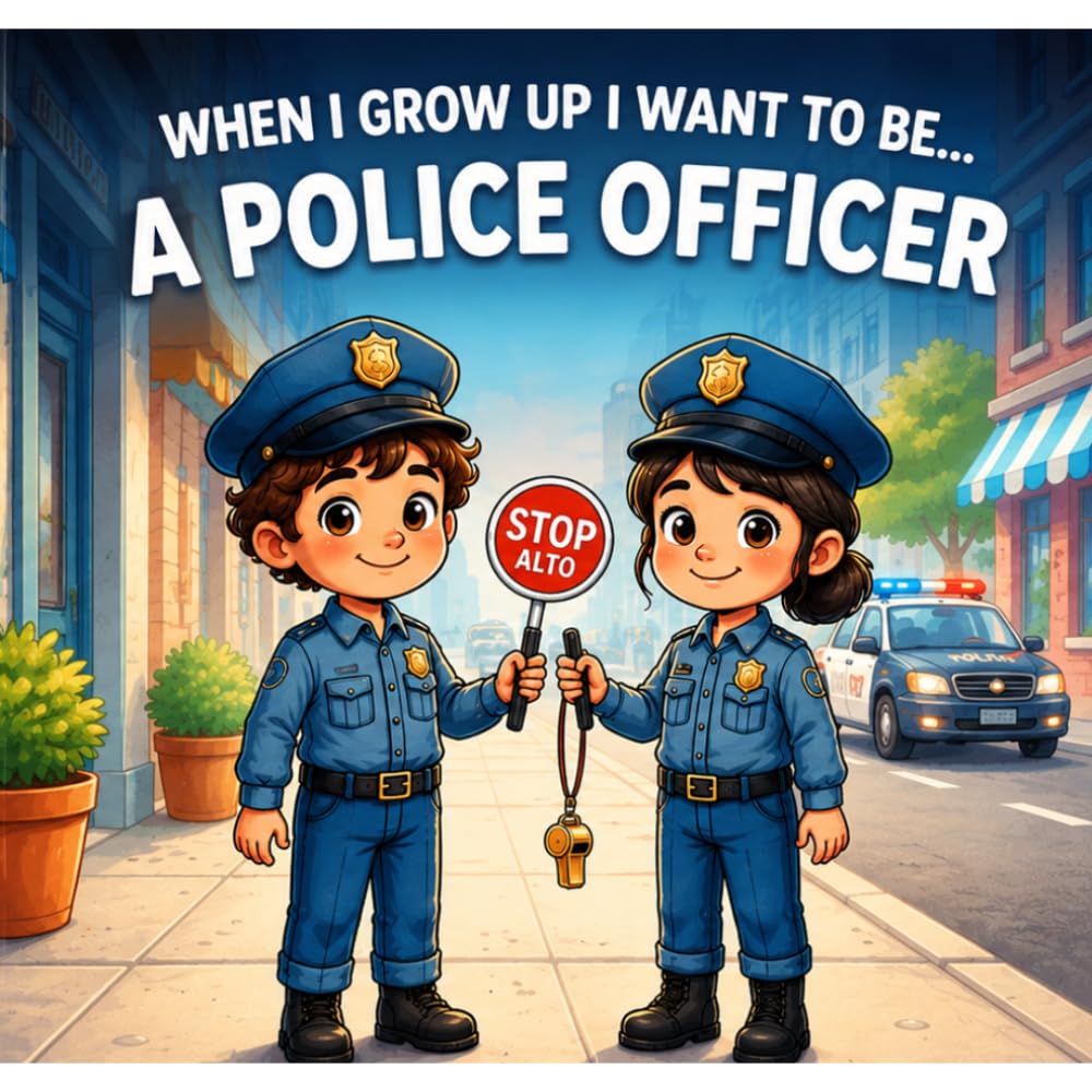 When I Grow Up I Want to Be... a Police: A Children’s Book About Courage, Helping the Community, Safety, and Teamwork
