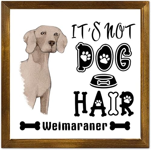 Vista 176 de Letrero de madera con texto en inglés «It's Not Dog Hair» («It's Not Dog Hair» American Bully Dog Dog), regalo decorativo para la pared del hogar