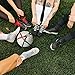 XEDGE Official Size Soccer Ball,Size 5 Training Ball for Girls,Boys,Youth Teenagers,Adults,Machine Stitched for Indoor Outdoor Play (Red Green, Size 5)
