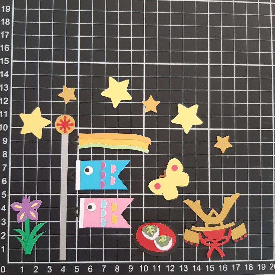 Amazon.co.jp: クラフトパンチ 5月 鯉のぼり 6月 梅雨 紫陽花 アルバム