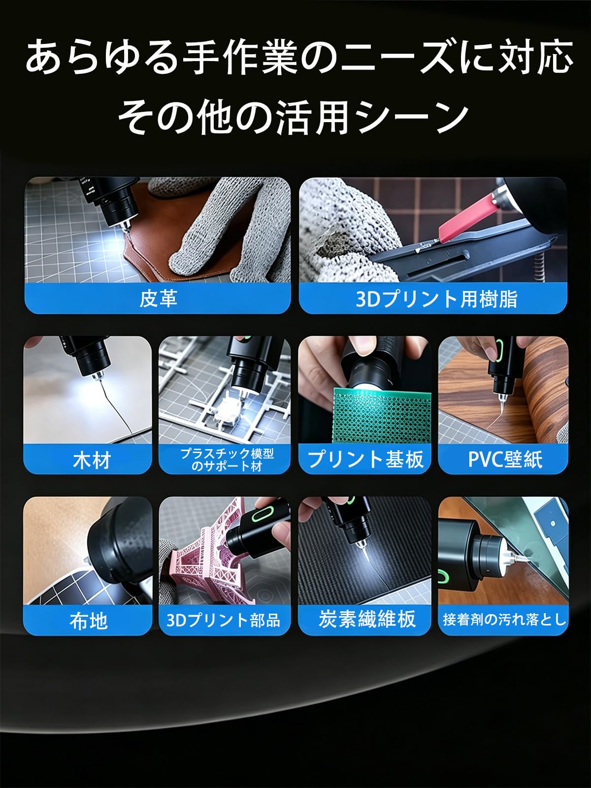 Amazon | DBJRP 2-IN-1 超音波カッター，35W毎秒40000回の切断を実現