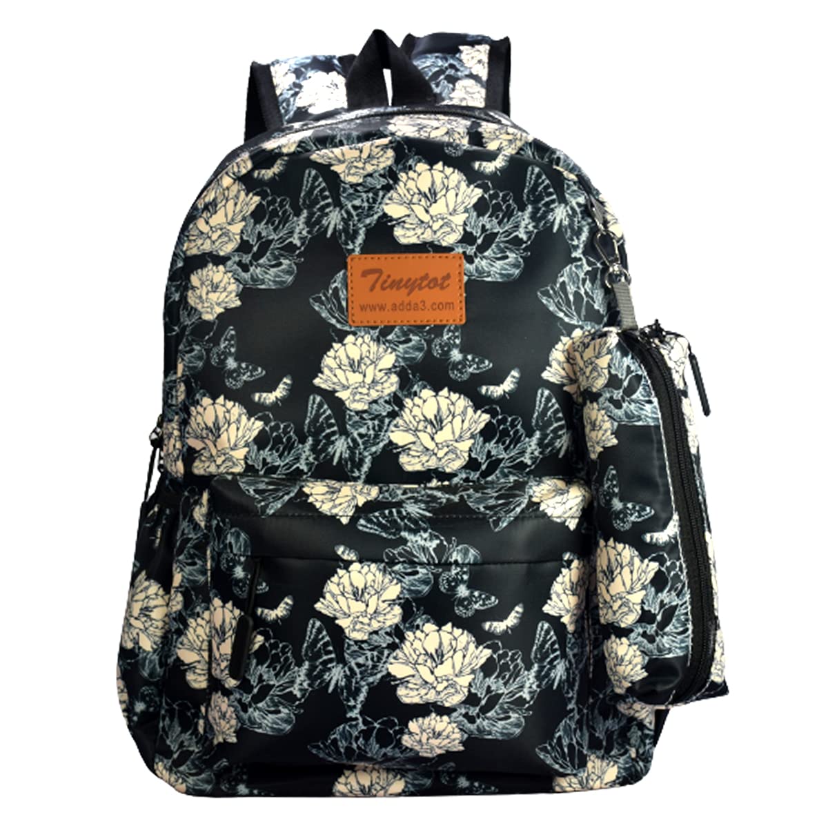 20 Litre Lightweight Waterproof Backpack Bags for Women - 17 Inch College Bag for Girls with Pencil Pouch, Medium School Bag for Girls 8+ Years, Office & Picnic Bag