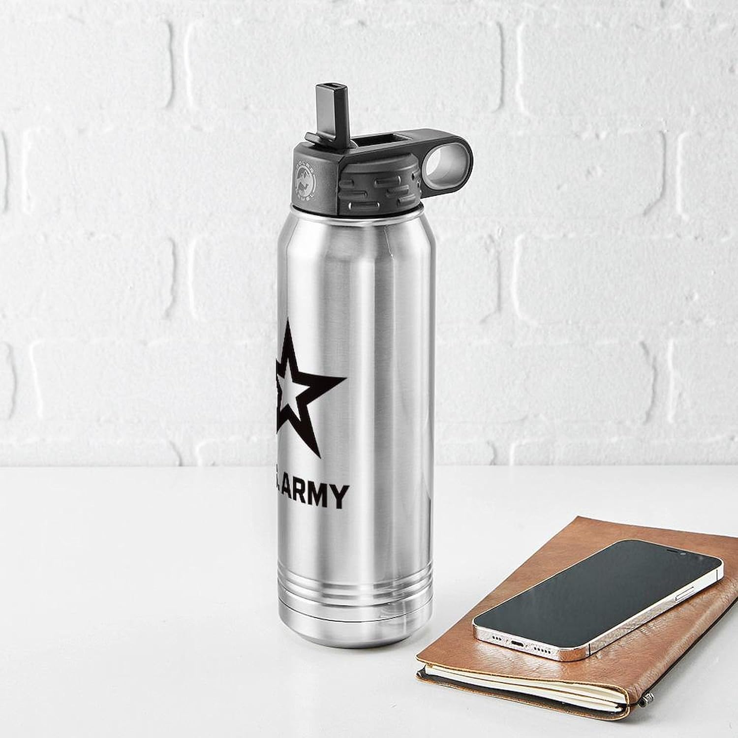 CafePress U.S. Army® Black Logo 30 Oz Stainless Steel Water Bottle 30 oz (887 ml) Stainless Steel Water Bottle