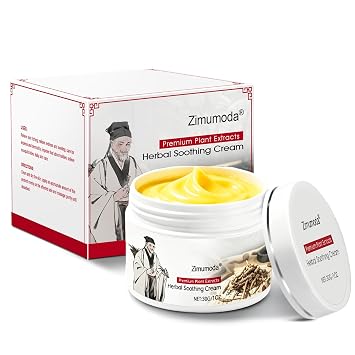 Herbal Body Care Cream - Relief Dry and Tight Skin, Fast Itch Relief, Natural Plant - Based Soothing Cream, Rich in Menthol, 1 FL oz 1 Pcs