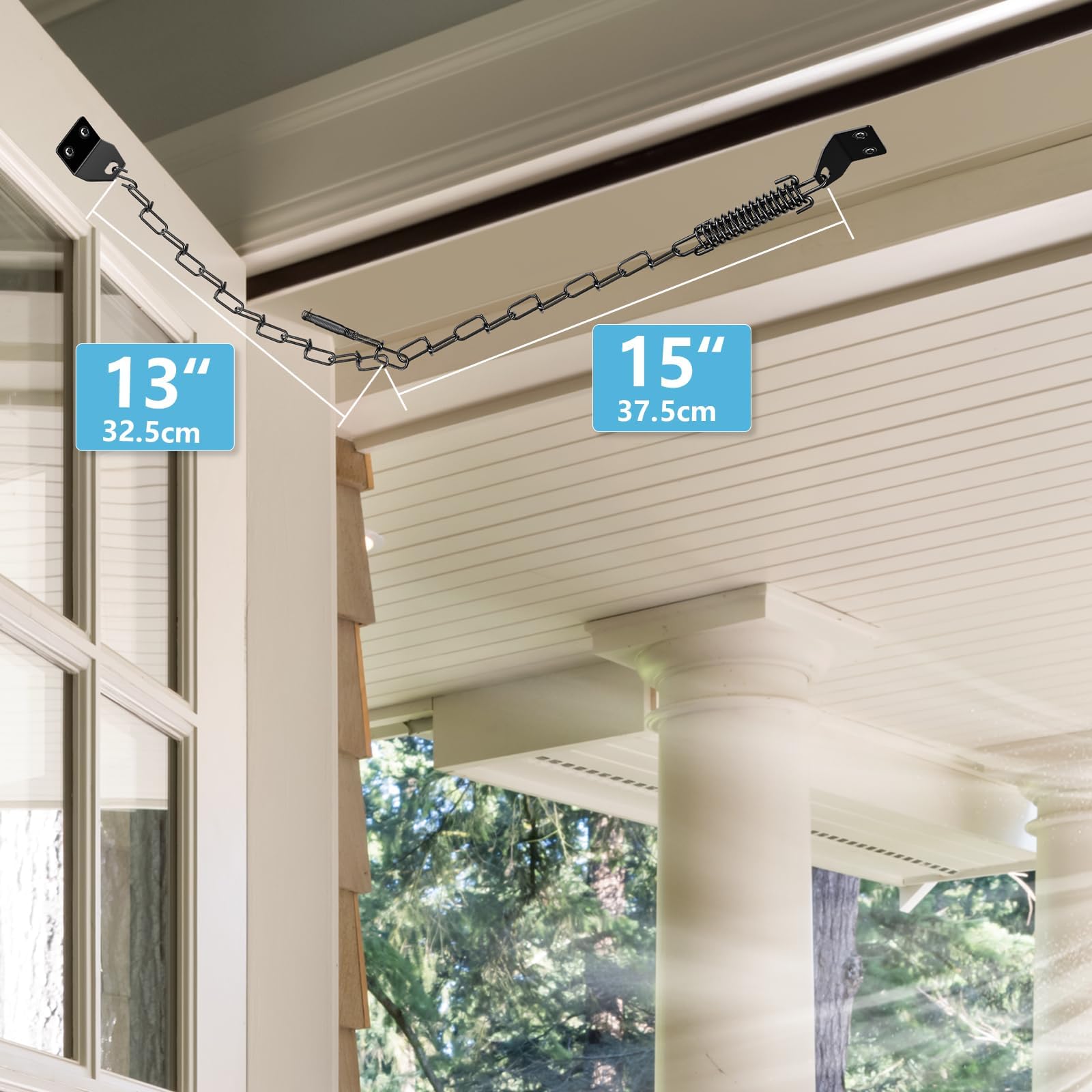 Storm Door Chain - Protect Your Door FREE SHIPPING -2 Storm Door Chain - Protect Your Door FREE SHIPPING -2