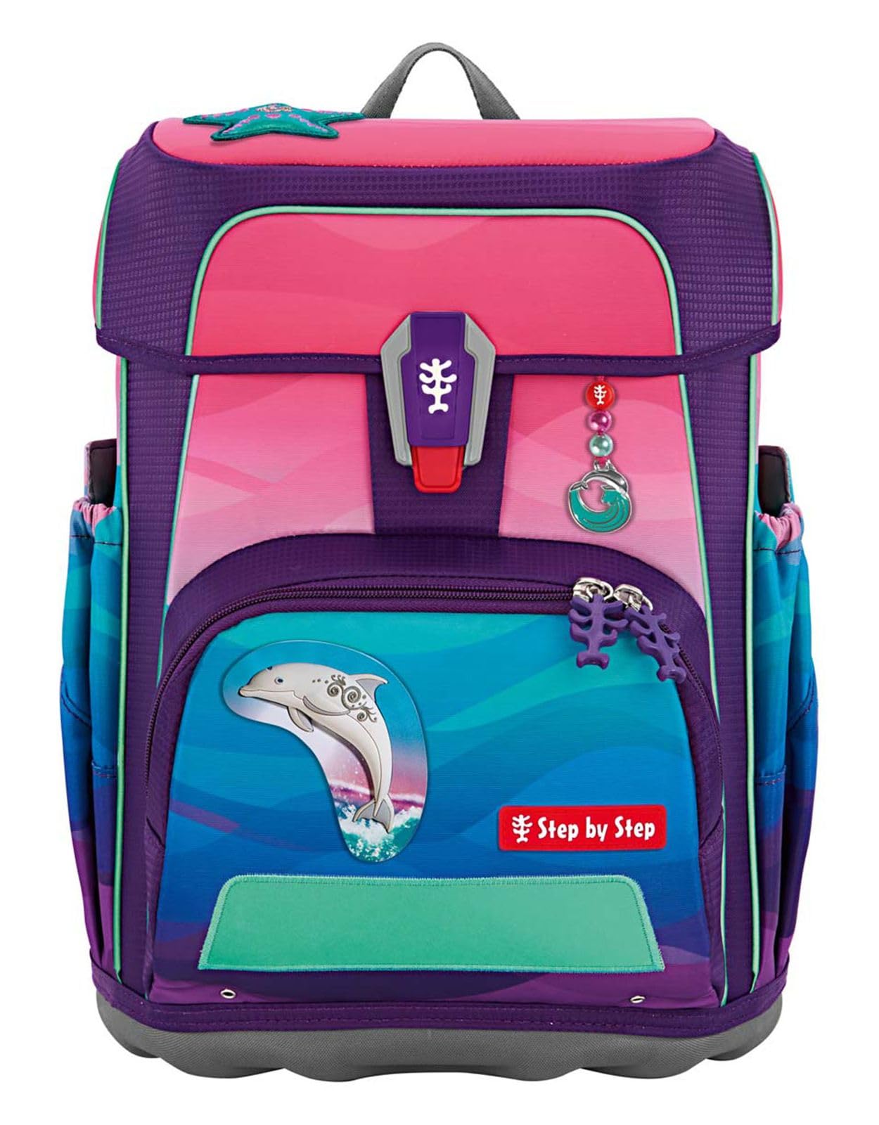 Step by Step Cloud Ocean Schulranzen-Set 5-teilig Dolphin Lana