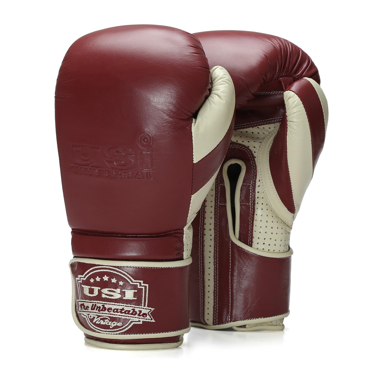 Sponsored Ad - 609VM Boxing Gloves, Sparing Gloves, Boxing Gloves for Men, Top Grain Hide Leather, Moulded Single Piece Foam Padding, Wrap Around Wrist Closure (Size 16oz)