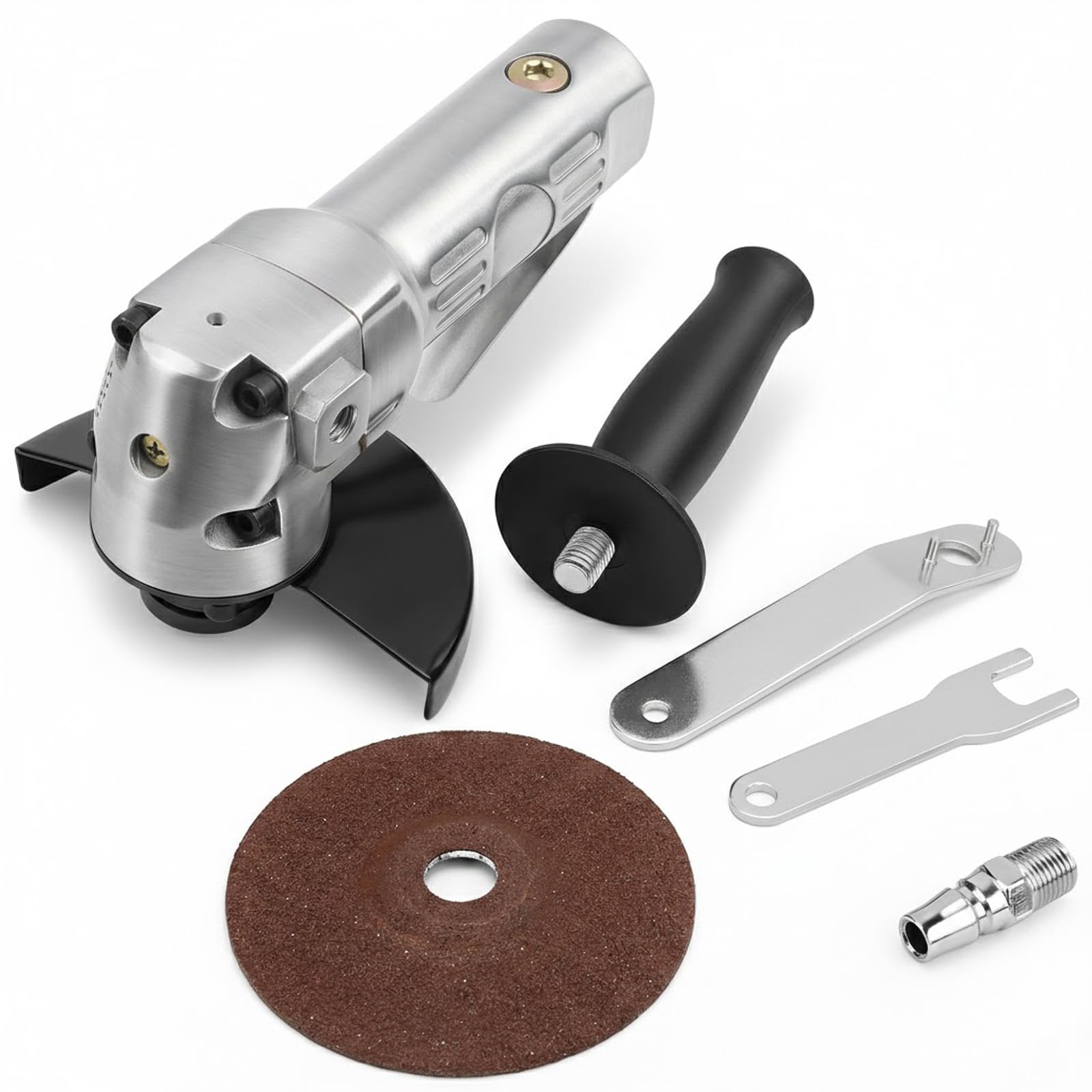 Winkelschleifer, 4-Zoll-Luft-Winkelschleifer Sander Cut Off Polisher 11000 U/min Pneumatisches Schleifwerkzeug 1/4-Zoll-Gewinde