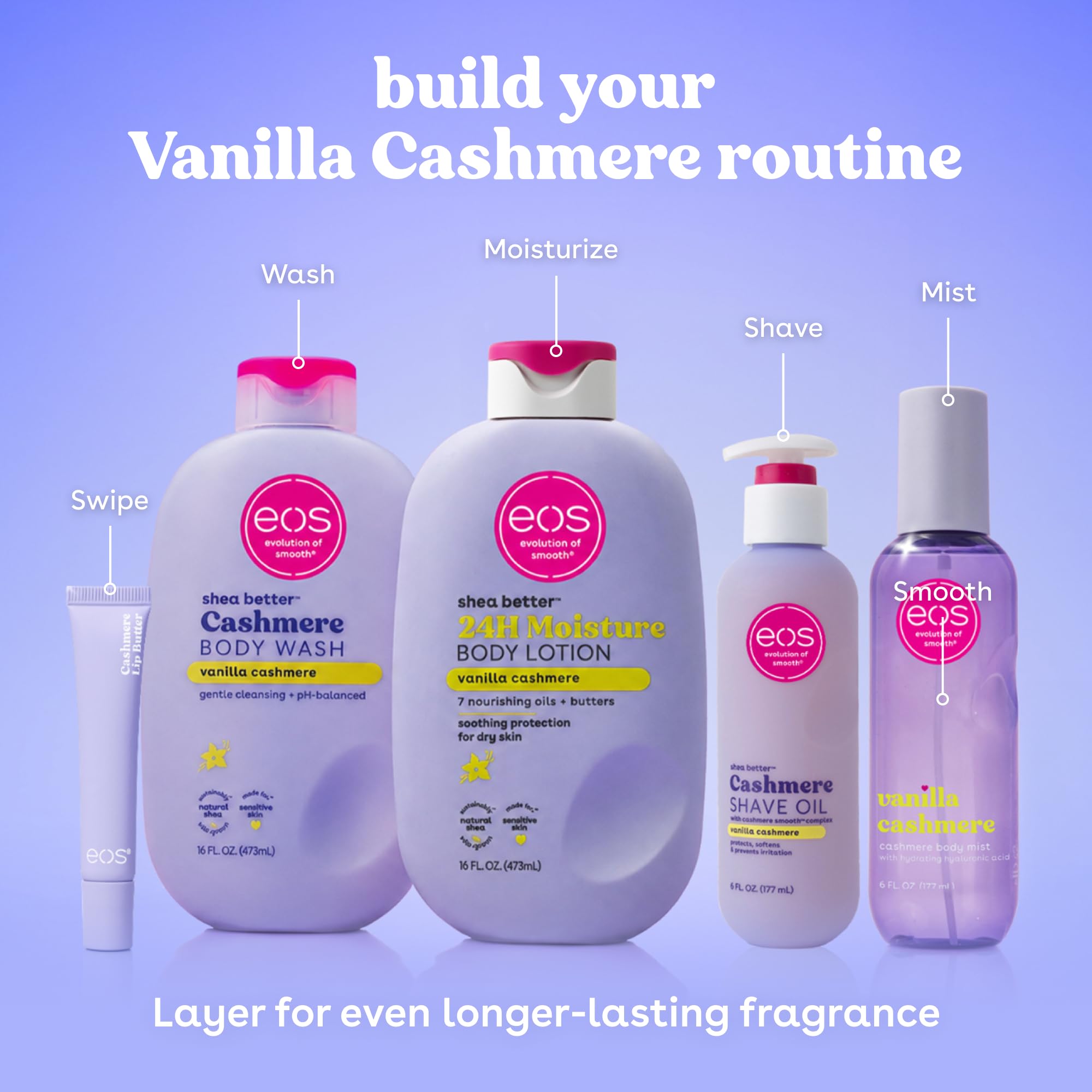 eos Vanilla Cashmere Lip Butter - Plump & Hydrate -8