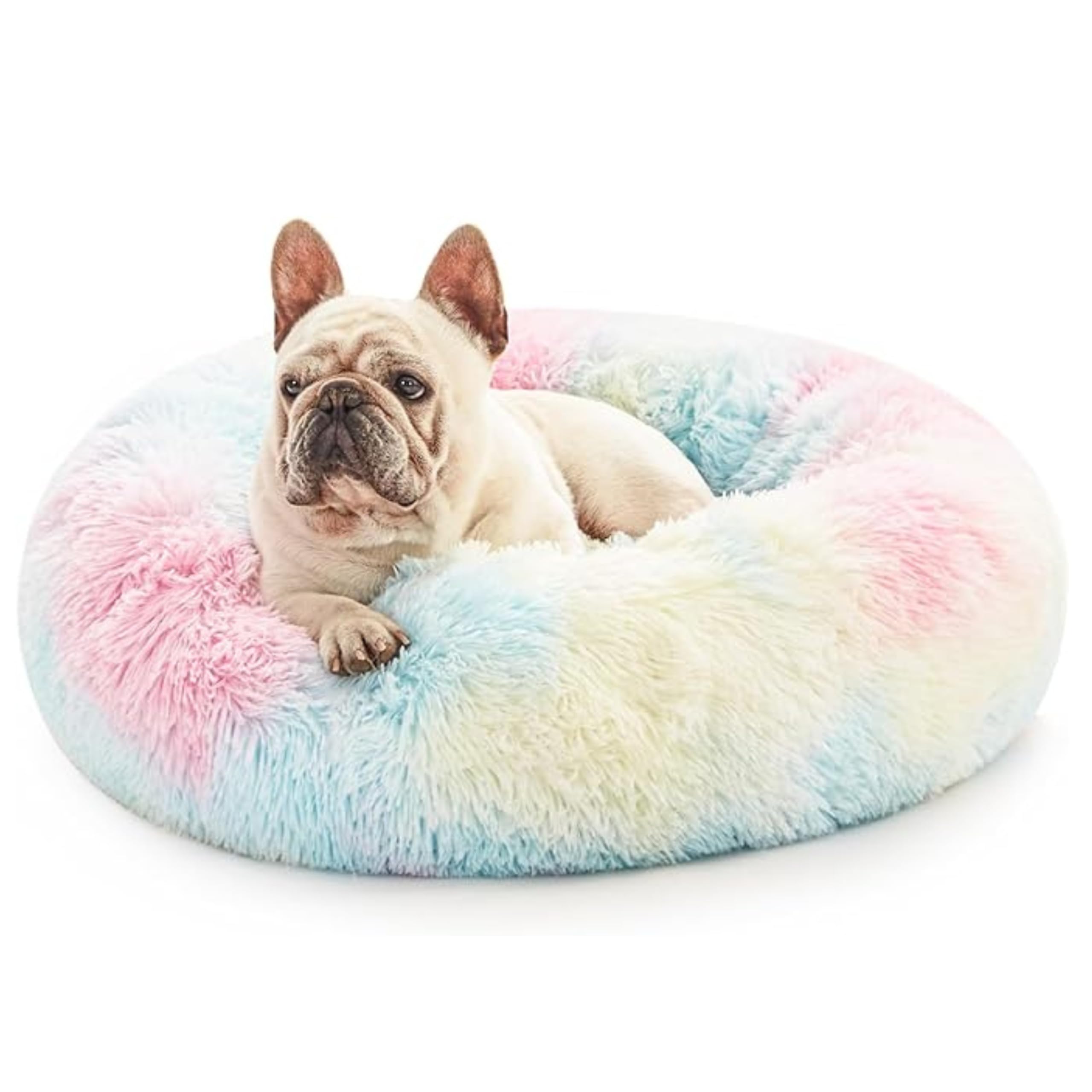 ZEXSAZONE Winter Round Donut Comfortable Washable Both Side usable Pet Bed I Dog Bed I Cat Bed I Puppy Bed for Dogs, Cats and Puppies Sizes for Small, Medium, Golden Retriever, Beagle, Big Size Dog