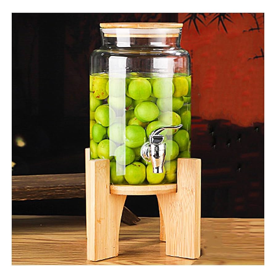 スタンド付きガラス製ドリンクジャグ/蛇口/ドリンクサーバー 送料無料 ガラス製 ジャグ ドリンクサーバー 蛇口付き 透明 3L