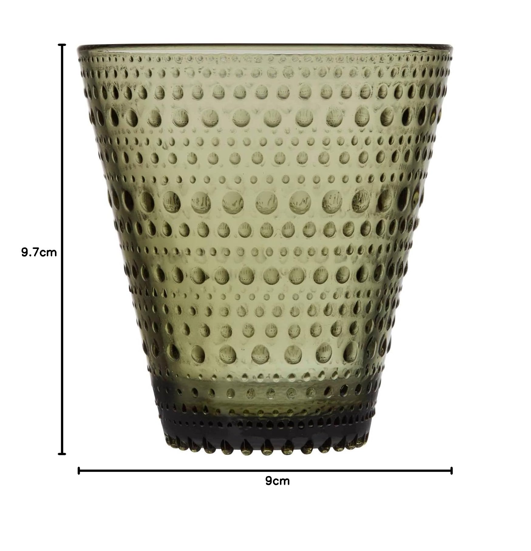 ITTALA Set 2 Vasi Da 300 Ml Linen: Contenitori Moderni In Stile Lino Per La Casa, Funzionali E Minimalisti - 2