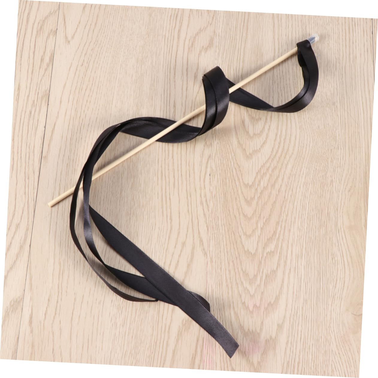 Abaodam 40stücke Farbige Satin-Ribbons Fairy Wands Ohne Glocken Hochzeitsdeko Partygeschenke Lang Schwarz Für Feiern Hochzeiten Babypartys Events