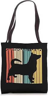 Vintage Swedish Vallhund dog Tote Bag