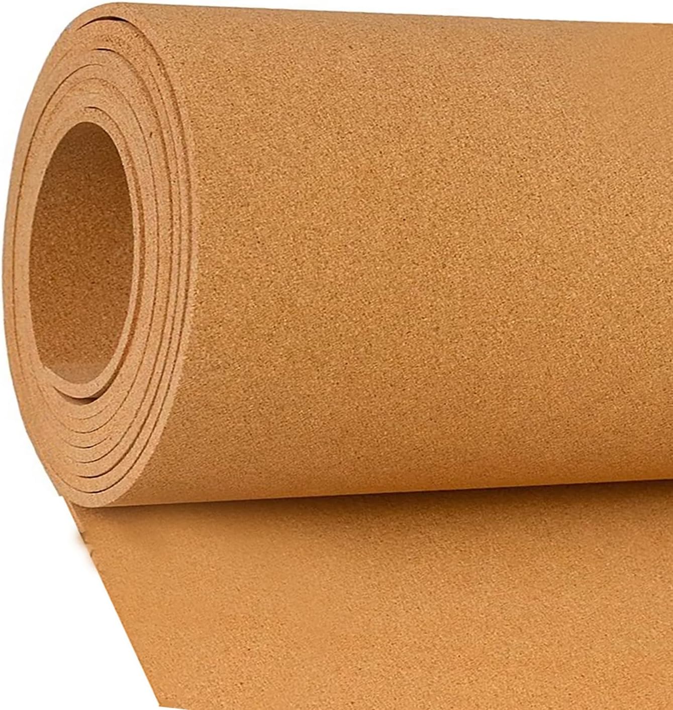Cork Roll, Cork Board Rolls, Cork Mat Roll, Drawer Liner, Easy to Cut, 1/3" 1/4" Thick, for Office Home DIY Supplies, Brown (Color : Thick 6mm, Size : 1.1mx2.5m(3.6ftx8.2ft))