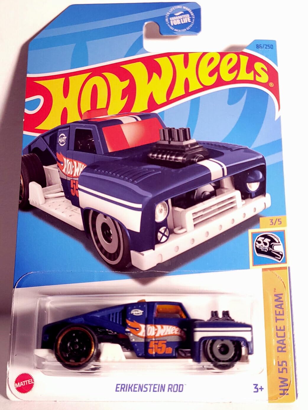 Amazon.com: Hot Wheels Erikenstein Rod 3/5 (Dark Blue) 86/250
