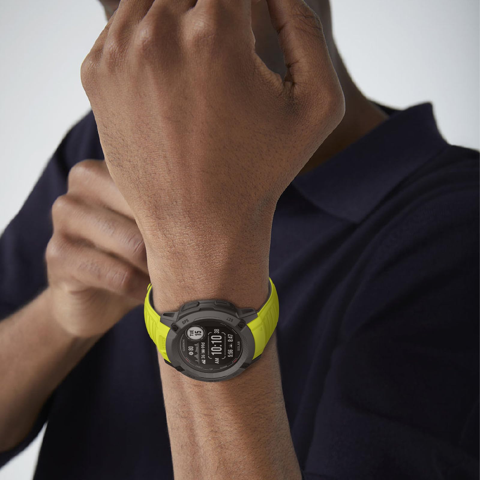 Per cinturino per orologio Garmin Instinct Crossover da 22 mm in nylon
