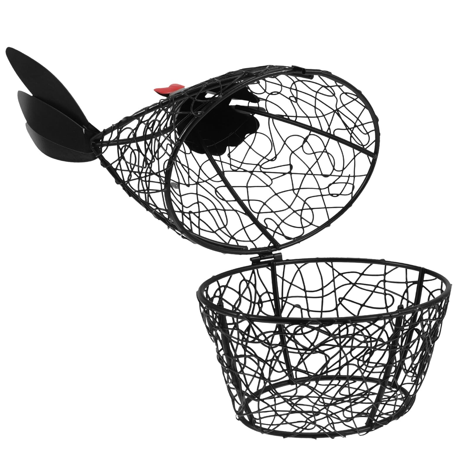 Panier à œufs en métal noir pour ranger sans casser vos œufs