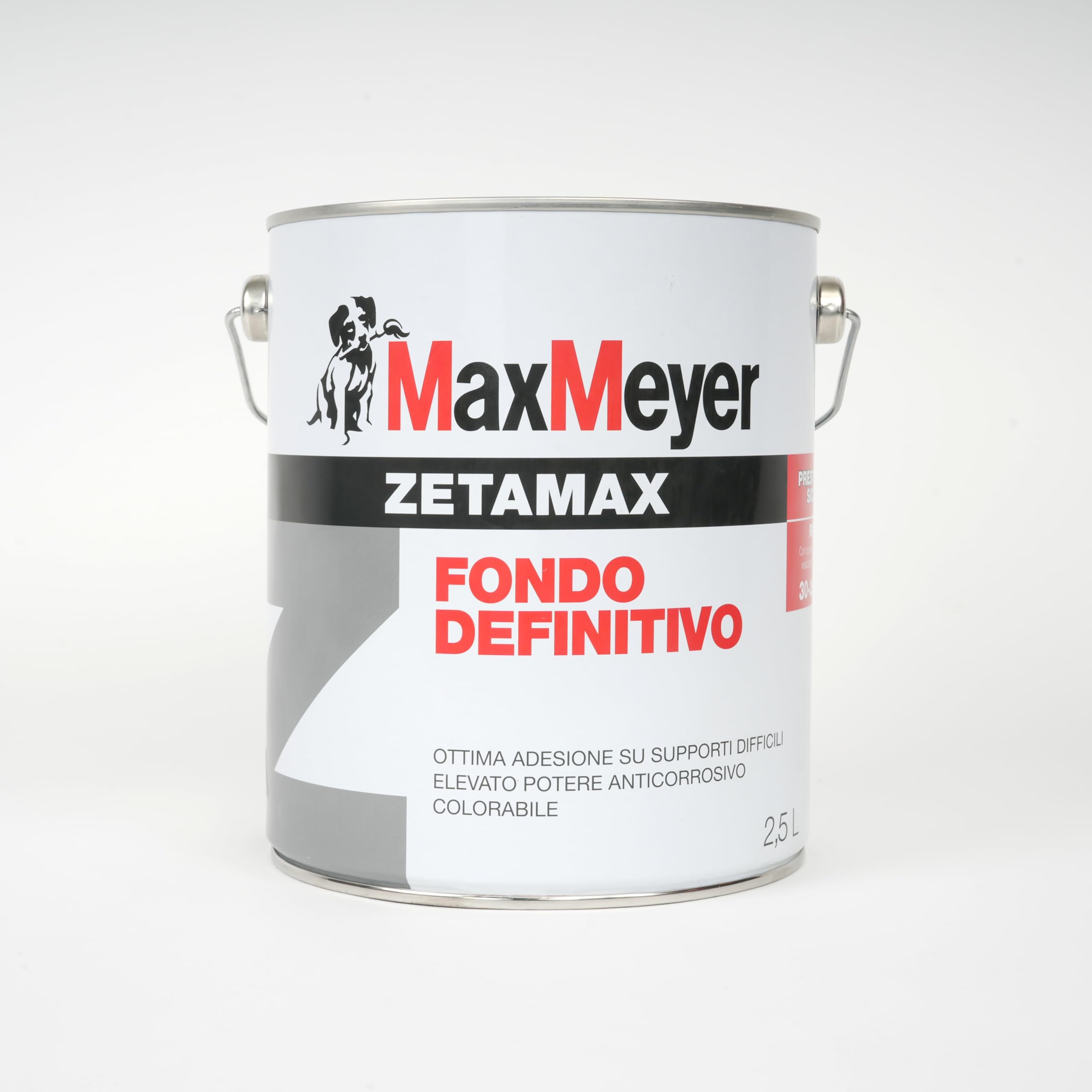 MAXMEYER Fondo antiruggine Zetamax Bianco 2,5 L