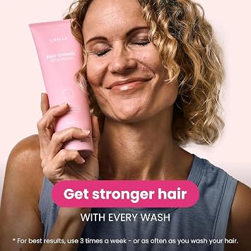 Trybello Hair Growth Shampoo | Natural Thickening & Scalp Detox | Aloe Vera, Turmeric, and Urucum Extract | Sulfate-Free, Vegan, Anti-Hair Fall Formula | For Any Hair Type | 2 Pack Combo