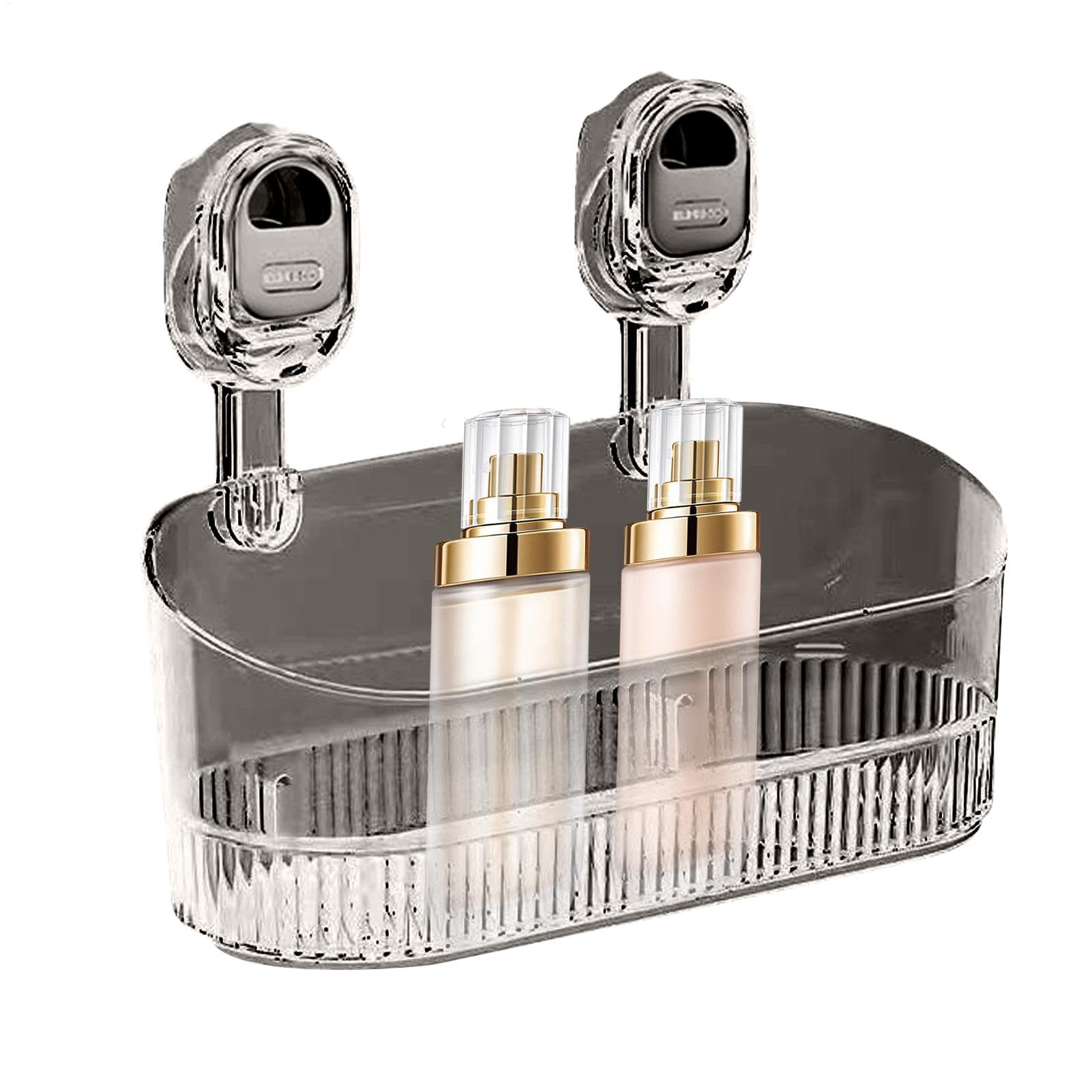Panier de douche ventouse anti-moisissure avec système de drainage du fond