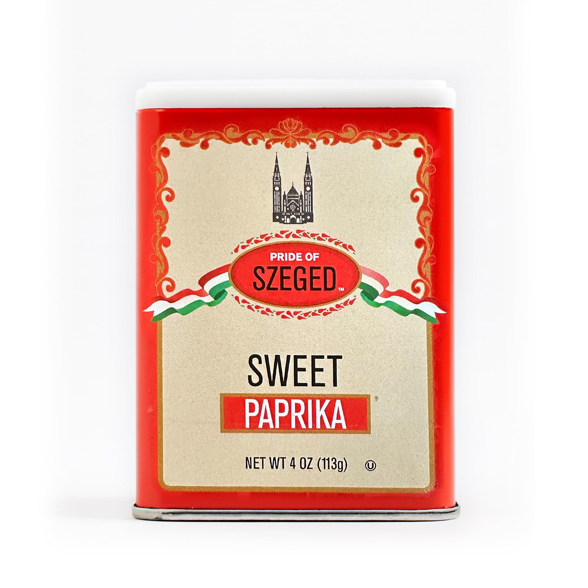 Szeged Sweet Hungarian Paprika, 4 Ounce Container