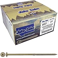Vista 33 de Jake Sales Tornillo de retraso de construcción #17 x 12 - Tornillo de retraso estructural resistente con accionamiento Torx/Star Drive