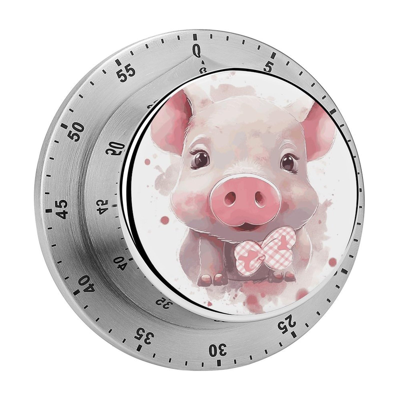Adfgyerh Style Smiling (26) Timer For Cooking, Kitchen Timer Magnetic No Batteries Required, Mechanical Timer With Loud Alarm, For Fitness Baking Exercise Oven