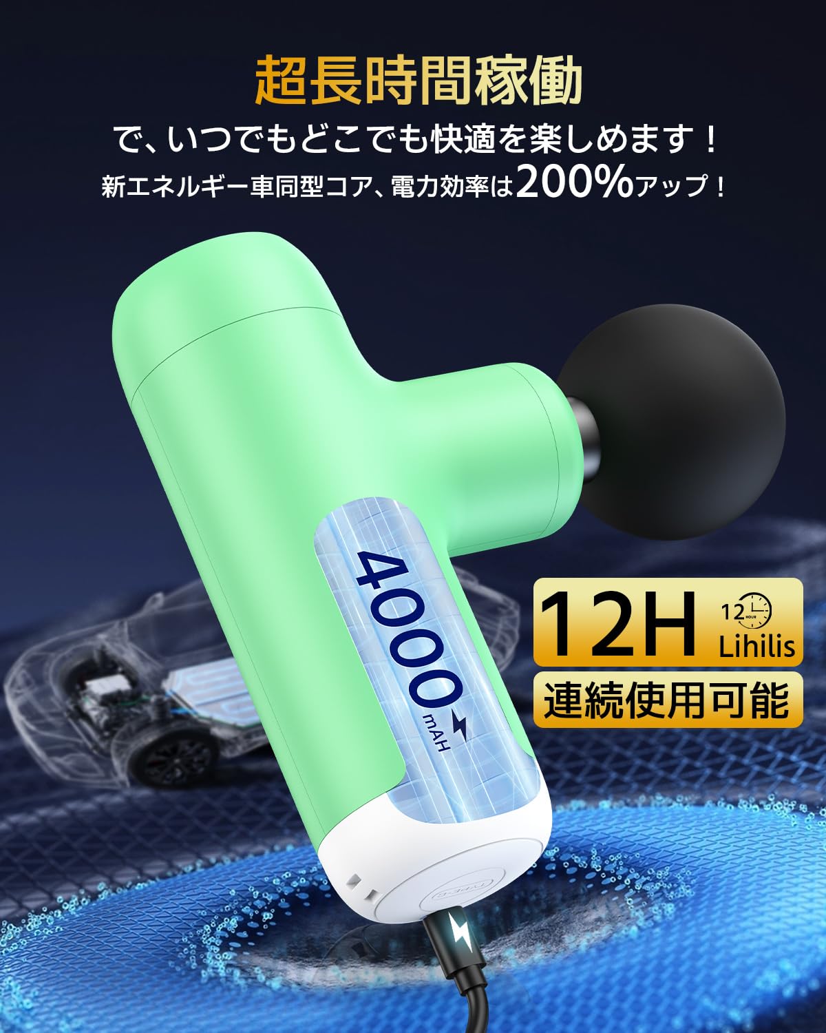 Amazon | 筋膜リリースガン (プロ監修) ハンディガン AI自適応モード