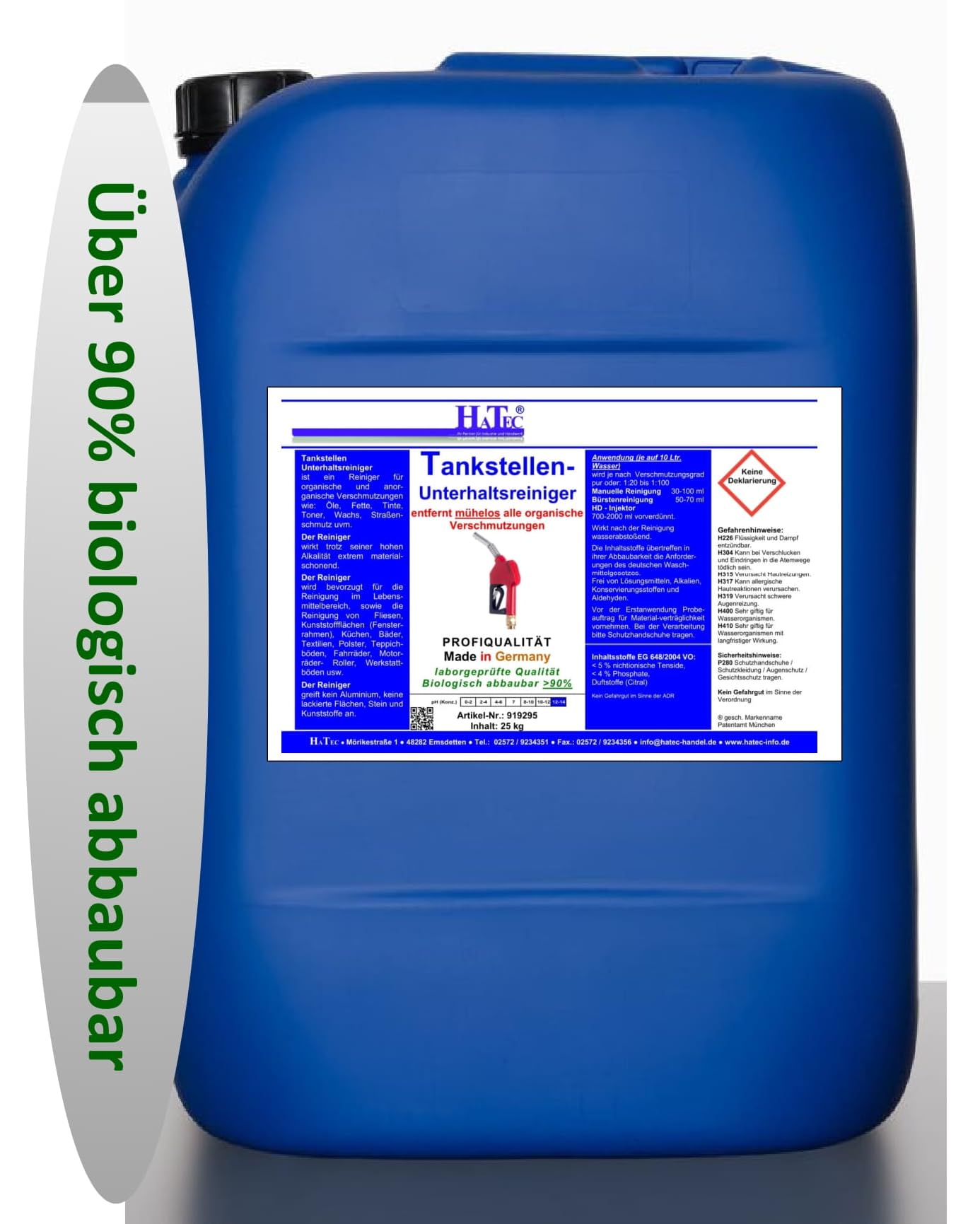 Limpiador de gasolineras, limpiador de mantenimiento para estaciones de servicio, uno para todo 25 kg, para toda la suciedad orgánica, limpiador de bombas de combustible, limpiador de azulejos,
