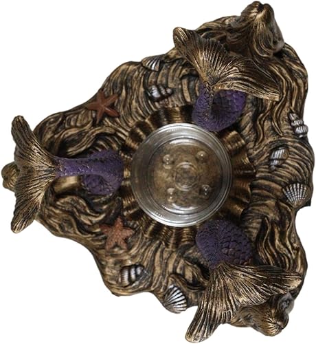 Miniatura 5 de Ebros Gift See Hear Speak No Evil Three Sirens Mermaids of the Cove - Vela de calor para quemador de aceite, calentador de aroma, fragancia para el