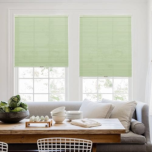 Miniatura 5 de LazBlinds Persianas celulares sin cordón, sin herramientas, sin taladro, filtrado de luz, persianas celulares para ventana de tamaño 33 12 pulgadas