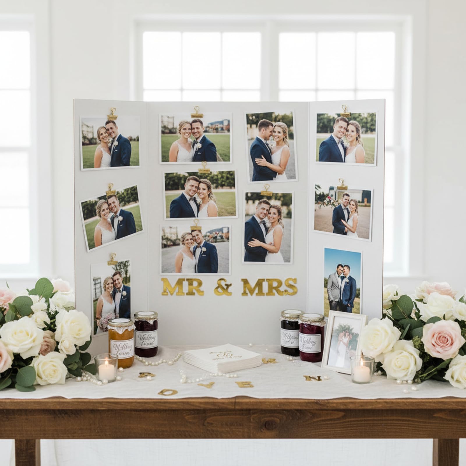 Amazon.com: DIY Wedding Photo Trifold Display Boards 36