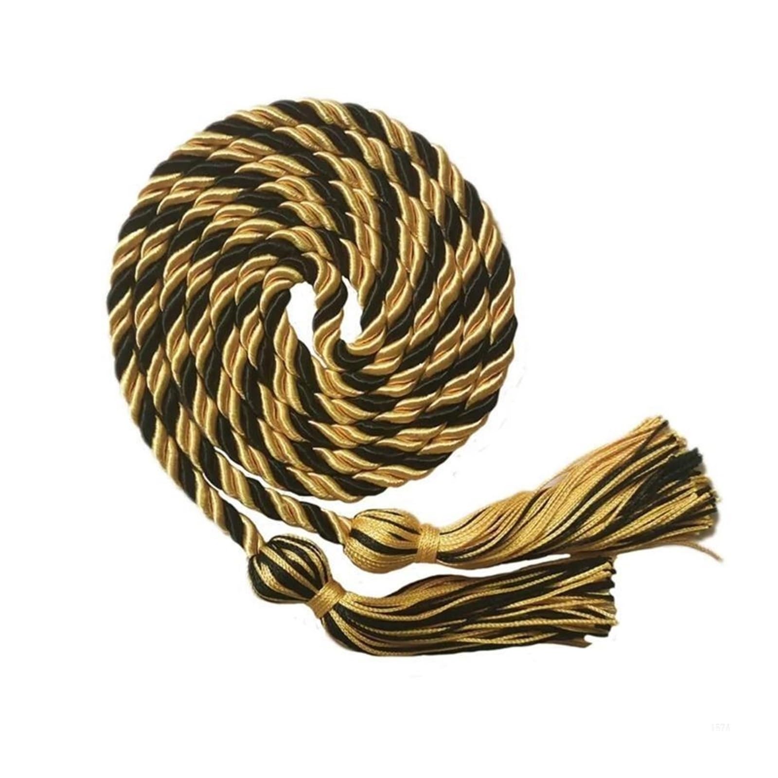 Tassel Graduation 10Pcs Graduation Cord With Tassels For Grad Day And Student for Graduate Ceremonies and Memorials(Gold x black)
